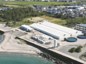 Water treatment system for land-based aquaculture
